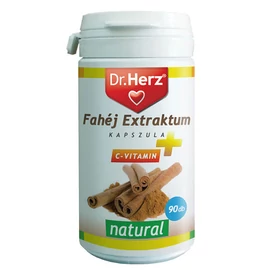 Dr. Herz Fahéj Extraktum + C-vitamin kapszula 90 db