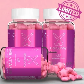 HairBunny Hajvitamin 3 havi adag (180 db)