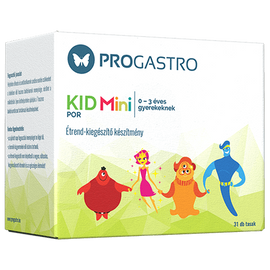 ProGastro KID Mini Élőflórát tartalmazó étrend-kiegészítő készítmény 0-3 éves gyerekeknek (31 db tasak)