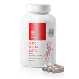 USA Medical BLOOD SUGAR ULTRA - Vércukor Kontroll kapszula növényi kivonatokkal (60 db)