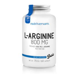 Nutriversum L-Arginine  - BASIC - 60 kapszula - ízesítetlen