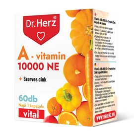 Dr. Herz A-vitamin 10000 NE + Szerves Cink 60 db kapszula 