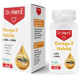 Dr. Herz Omega-3 Halolaj 1000mg 60db lágyzselatin kapszula
