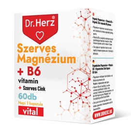 Dr. Herz Szerves Magnézium+B6+Szerves Cink 60 db kapszula