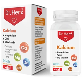 Dr. Herz Kalcium+Magnézium+Cink+D3 90db tabletta