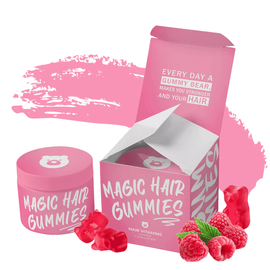 Magic Hair Gummies Haj,-Bőr,- Köröm,- és Ízületvitamin Kollagénnel