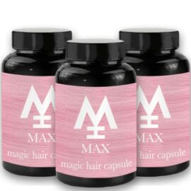 3 Havi Adag Magic Hair MAX Növelt Hatóanyag Tartalmú Hajnövesztő Kapszula