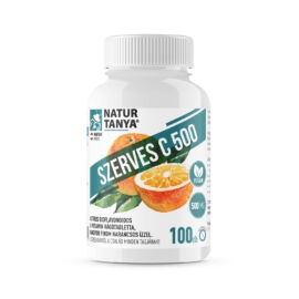Natur Tanya Szerves c 500 – kétféle c-vitamin és citrus bioflavonoidok gyomorkímélő rágótablettában, finom narancs ízben 100 db