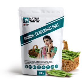 Natur Tanya vegán gyomor- és bélbarát rost - Szabadalommal védett indiai guarbabból a Monash Egyetem LOW FODMAP tanúsítványával, IBS, SIBO esetén is.