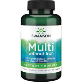 Swanson MULTI (vitamin és ásványi anyag komplex, vas nélkül) 120 db lágyzselatin kapszula