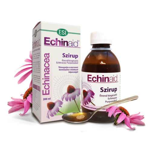 ESI Echinaid Immunerősítő Echinacea szirup - hozzáadott gesztenyemézzel, és balzsamos gyógynövényekkel. Natur Tanya