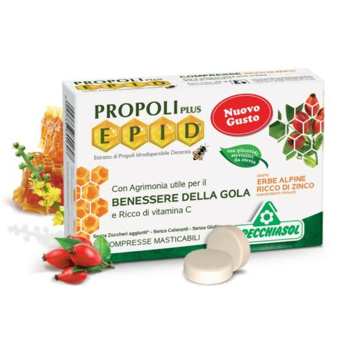 Specchiasol Cukormentes Propolisz szopogatós tabletta cinkkel dúsítva,alpesi gyógynövénnyel - epid szabadalom Natur Tanya 