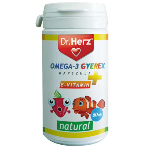 Dr. Herz Omega-3 Gyerek 60 db lágyzselatin kapszula