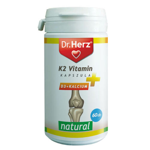 Dr. Herz K2-vitamin + D3 + Kalcium kapszula 60db