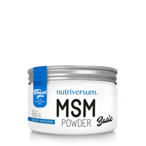 Nutriversum MSM Powder - BASIC - 150 g - ízesítetlen