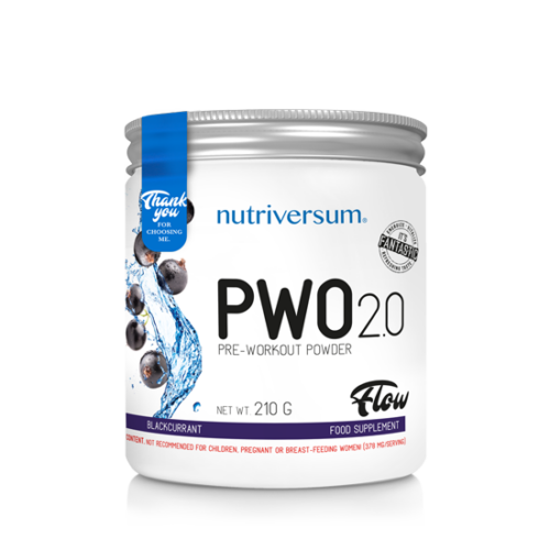 PWO 2.0 - 210g - FLOW - Nutriversum - feketeribizli