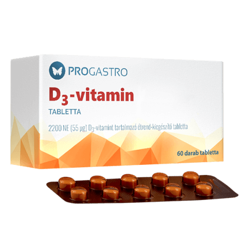 ProGastro D3–vitamin 2200 NE  (60 db)