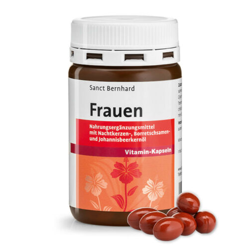 Sanct Bernhard Vitamin kapszula nőknek ligetszépe-, borágómag- és ribizlimagolajjal (60 db)