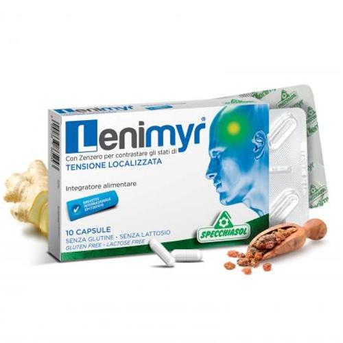 Specchiasol Lenimyr – mirhagyanta, gyömbérgyökér és vízmentes koffein kapszula Natur Tanya