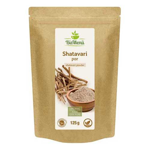 BioMenü Bio Shatavari por (125 g) - Szavatosság: 2023.10.
