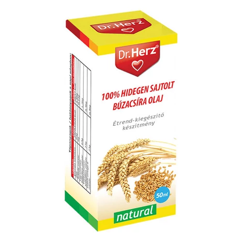 Dr. Herz Búzacsíra olaj 100% hidegen sajtolt 50ml