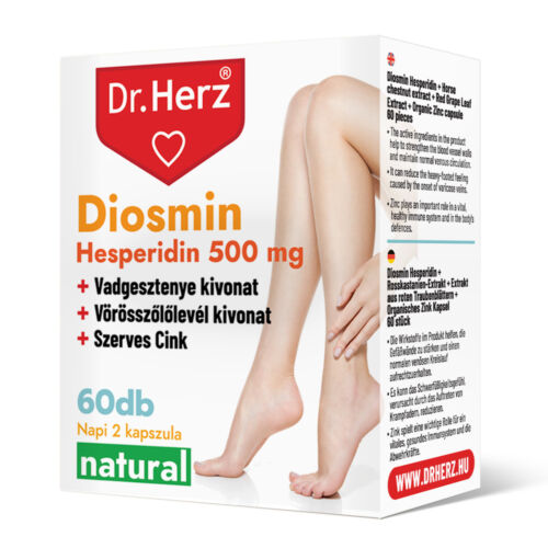 Dr. Herz Diosmin Hesperidin 500 mg 60 db kapszula