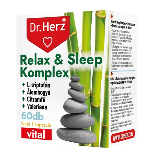 Dr. Herz Relax & Sleep Komplex - 60 db kapszula