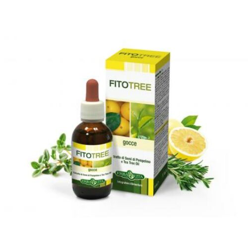 ErbaVita FitoTree Baktériumölő, fertőtlenítő grapefruit, teafa, rozmaring és kakukkfű olaj - Külsőleg/Belsőleg! 10 ml Natur Tanya