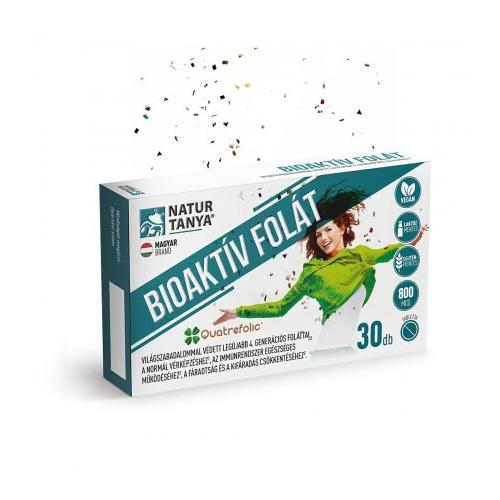 Natur Tanya BIOAKTÍV FOLÁT – Világszabadalommal védett legújabb 4. generációs Quatrefolic folát!