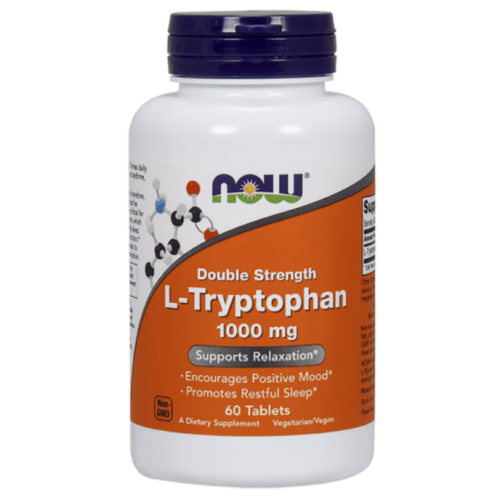Now L-Tryptophan 1000 mg - 60 Tablets