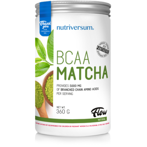 Nutriversum BCAA Matcha - FLOW - natural 360g