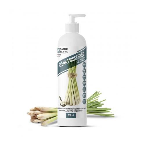 Natur Tanya élénk frissesség testolaj indiai citromfű illóolajjal – VEGÁN 250 ml