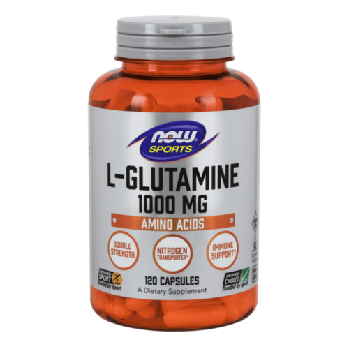 NOW L-Glutamine 1000 mg - 120 Capsules