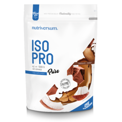 Nutriversum ISO PRO - PURE - csokoládé-kókusz 1000 g