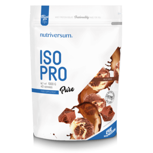 Nutriversum ISO PRO - PURE - tejcsokoládé 1000 g