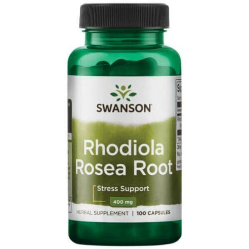 Swanson Rhodiola Rosea (aranygyökér-rózsagyökér) 100db 400mg