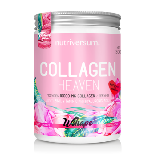 Nutriversum Collagen Heaven - 300 g - WSHAPE - rózsa-limonádé