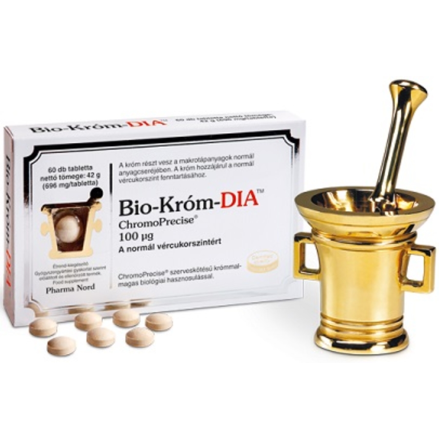 Pharma Nord Bio-Króm DIA tabletta (60 db)