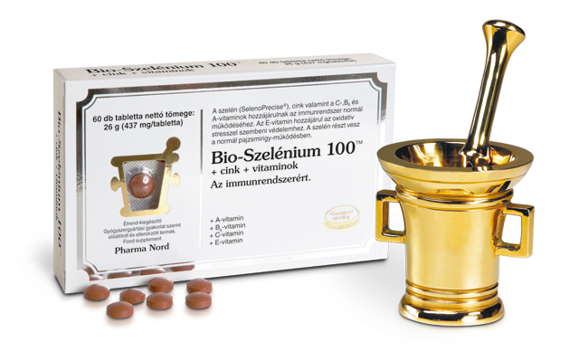 Pharma Nord Bio-Szelénium 100 + cink + vitaminok (60 db)