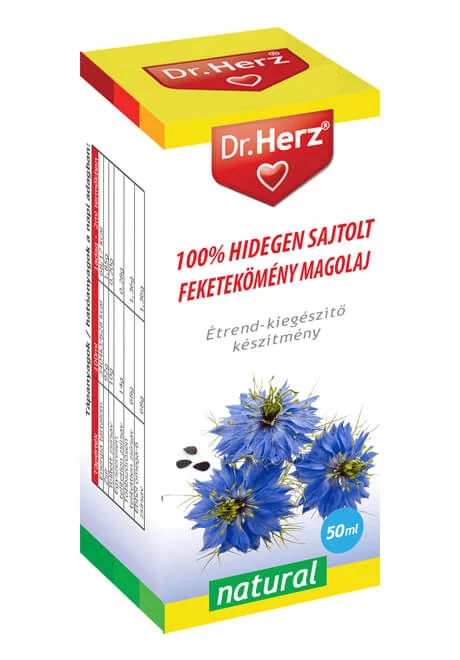 Dr. Herz Feketekömény magolaj 100% hidegen sajtolt 50ml