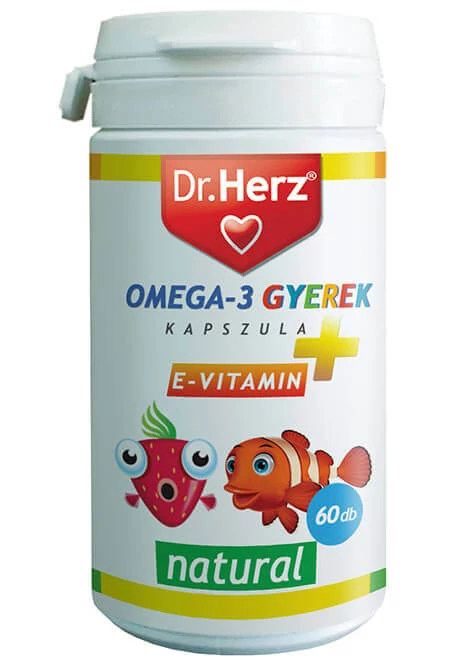 Dr. Herz Omega-3 Gyerek 60 db lágyzselatin kapszula