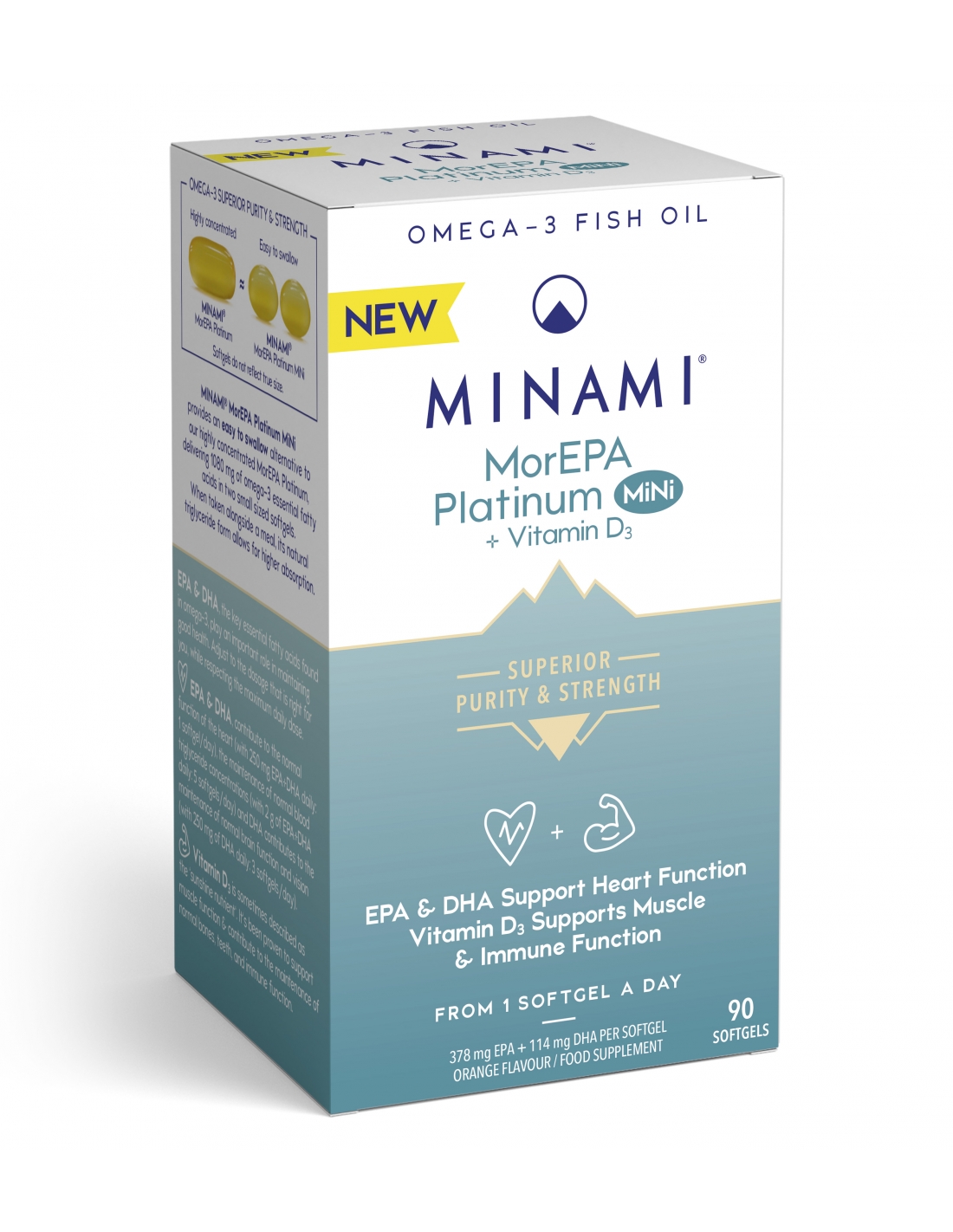 Minami Nutrition MorEPA Platinum MiNi - 90 db lágyzselatin kapszula