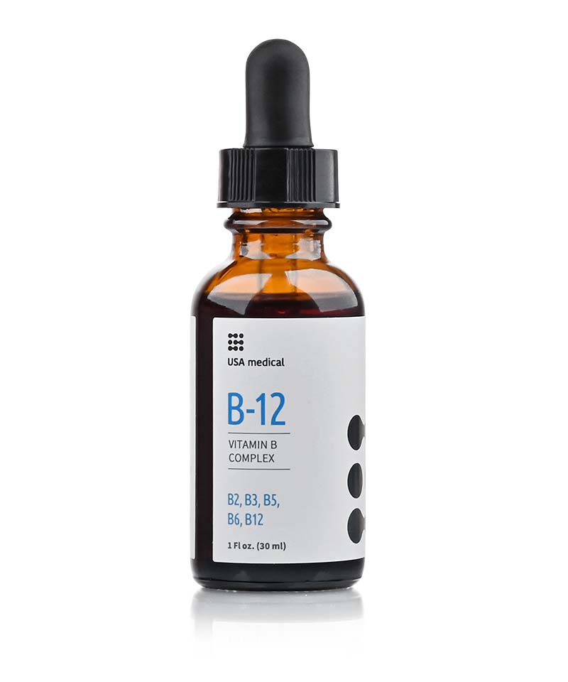 USA Medical B-12 Komplex B-vitamin cseppek (30 ml)