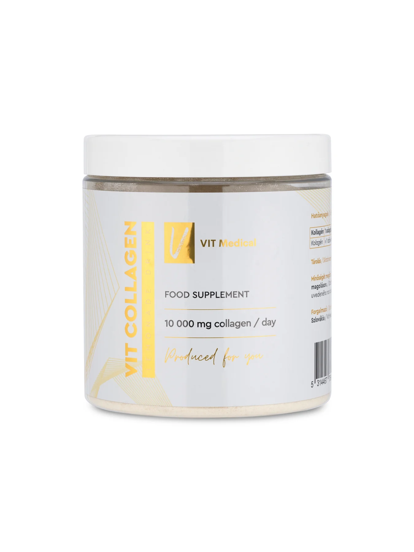 VIT Medical Collagen Drink limonádé - 300 g kollagén italpor