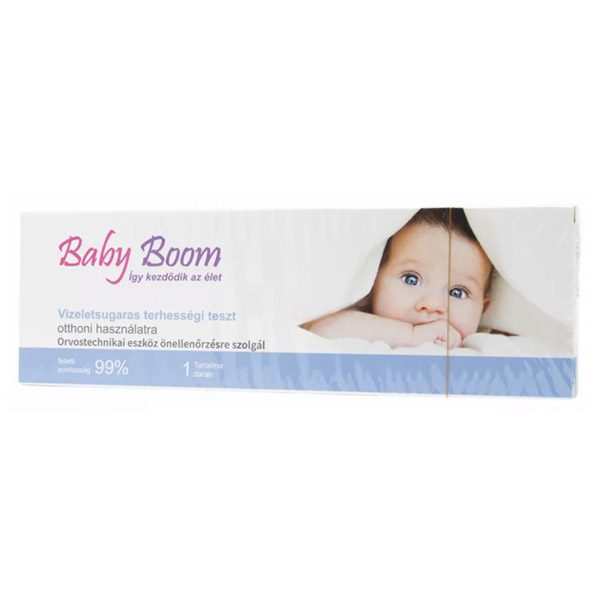 Baby-Boom vizeletsugaras terhességi teszt 1x (Szavatosság: 2023.12.)
