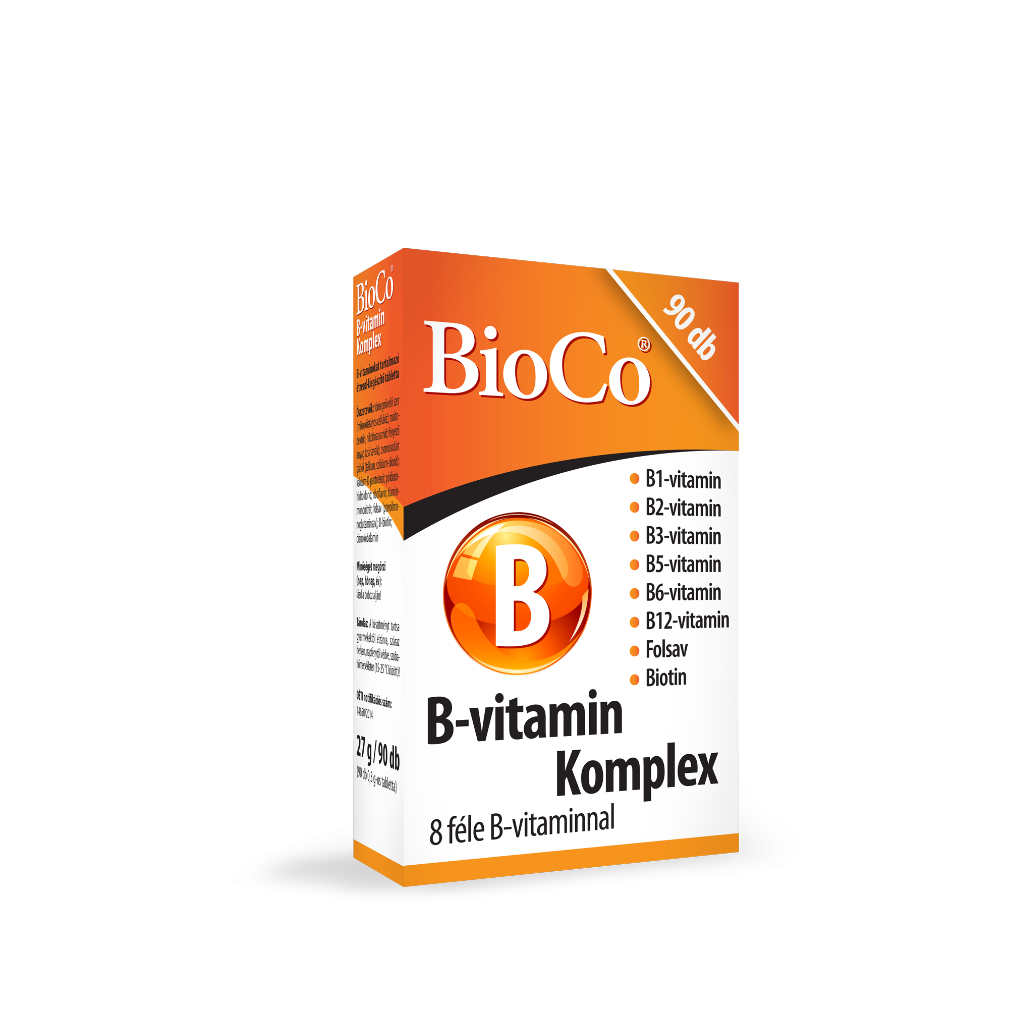BioCo B-vitamin komplex - 90 db tabletta