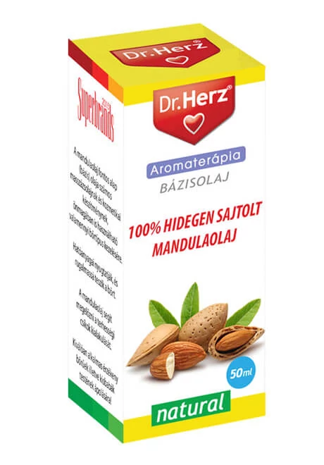 Dr. Herz Mandulaolaj 100% hidegen sajtolt 50ml