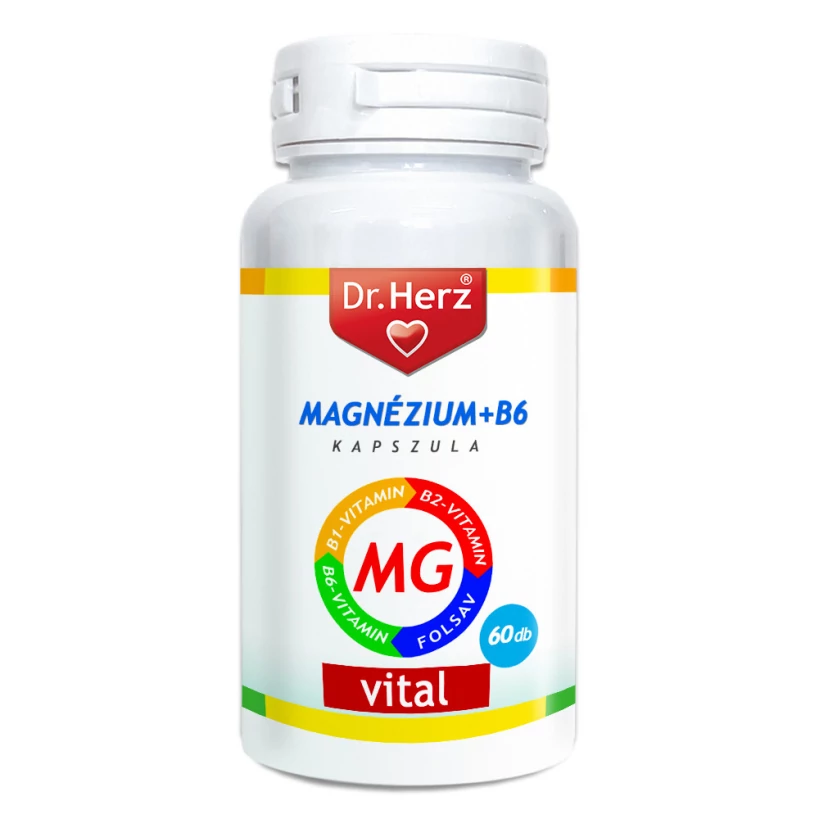 Dr. Herz Magnézium+B6 60 db kapszula