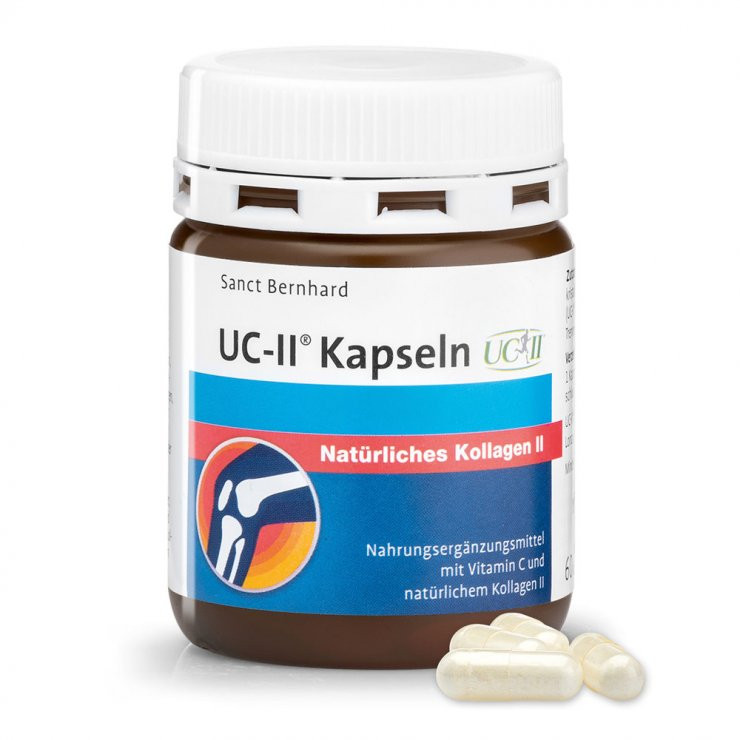 Sanct Bernhard UC-II Kollagén + C-vitamin 60 db kapszula