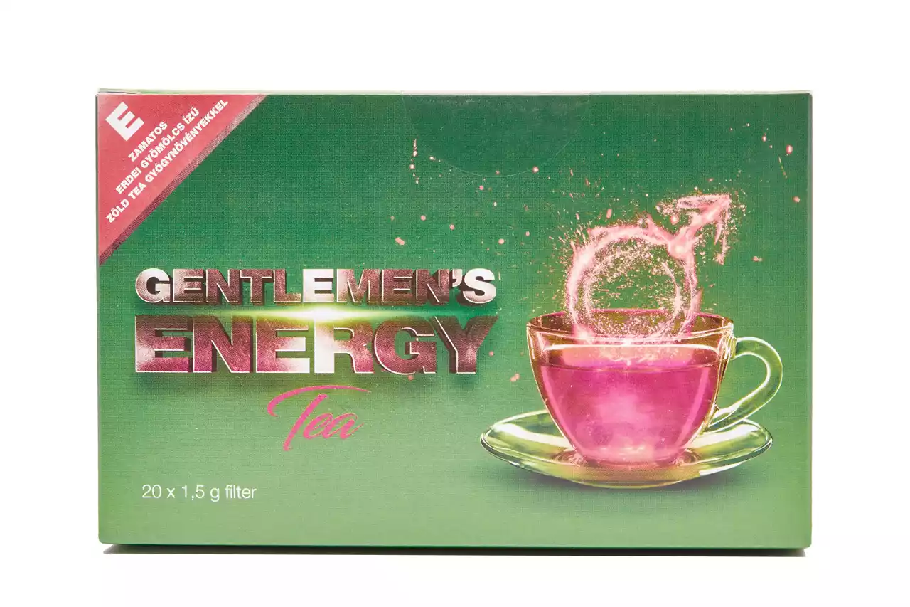 Gentlemen's Energy potencianövelő és immunerősítő tea erdei gyümölcs ízben - 20 db